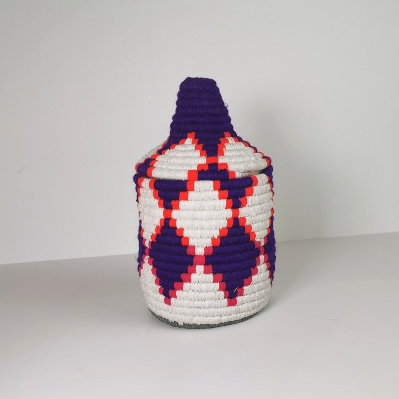Decorative storage basket